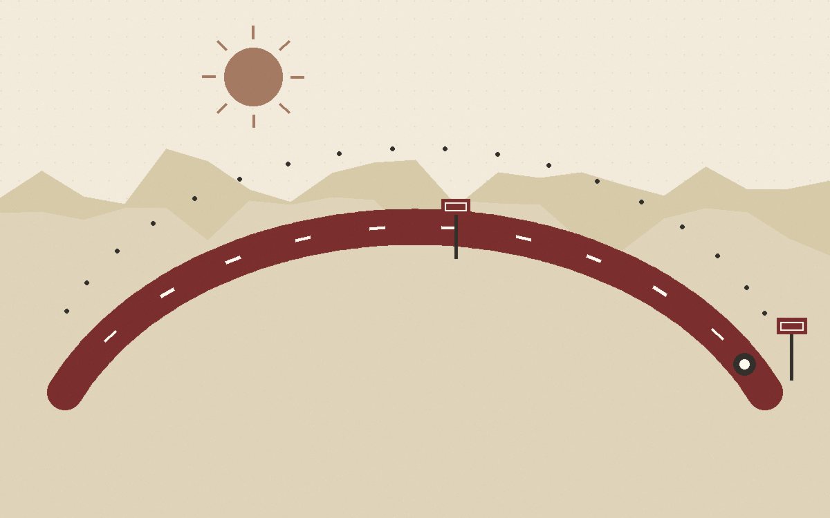 A finger tracing a thin road along a river on a paper map, highway ignored